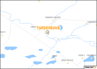 map of Turgenevka