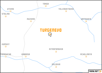 map of Turgenevo