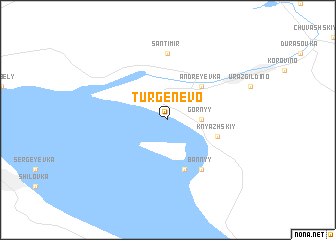 map of Turgenevo