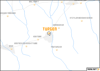 map of Türgen