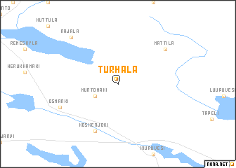 map of Turhala