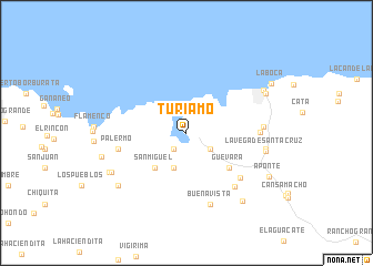 map of Turiamo