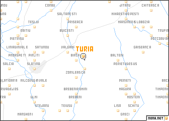 map of Turia