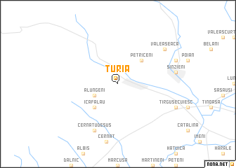 map of Turia