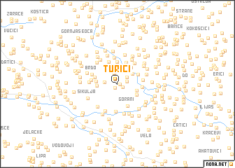 map of Turići