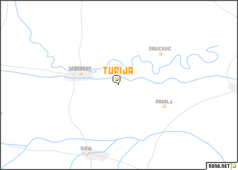 map of Turija