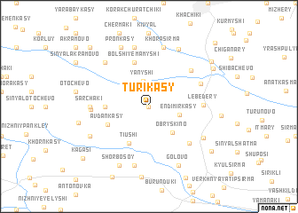 map of Turi-Kasy