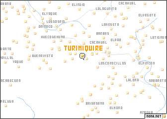 map of Turimiquire
