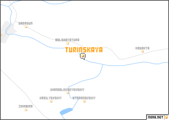 map of Turinskaya
