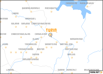 map of Turín