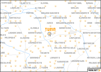 map of Turín