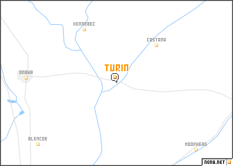 map of Turin