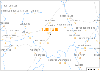 map of Turitzio