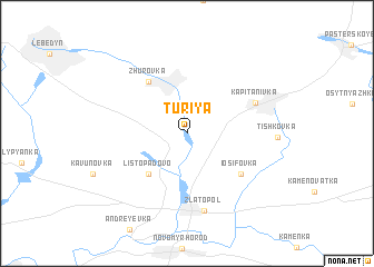 map of Turiya