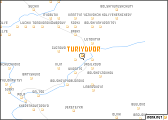 map of Turiy Dvor