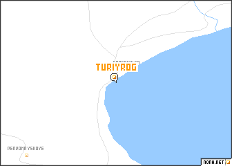 map of Turiy Rog