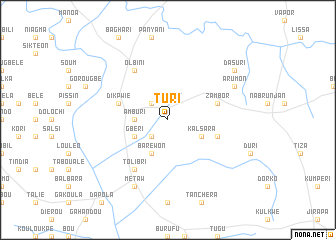 map of Turi