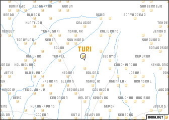 map of Turi