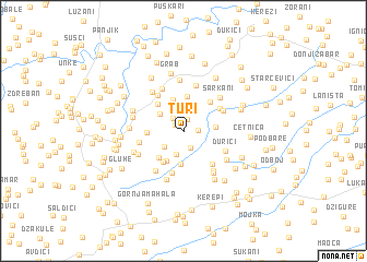 map of Turi°