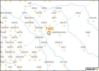 map of Tʼurī
