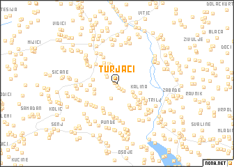 map of Turjaci