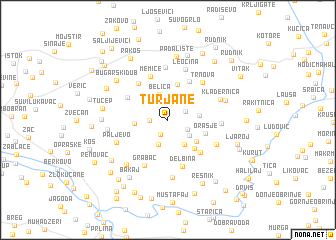 map of Turjane