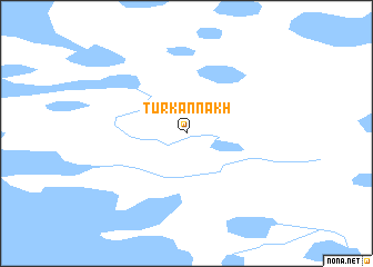 map of Turkannakh