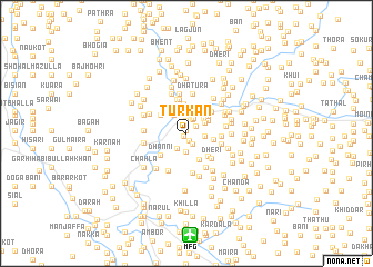 map of Turkān