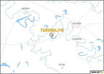 map of Turkauliya