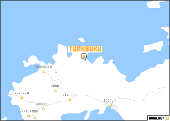 map of Türkbükü