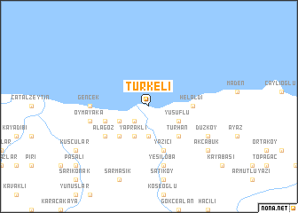 map of Türkeli