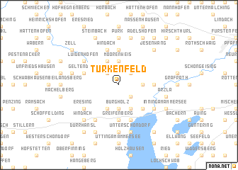 map of Türkenfeld