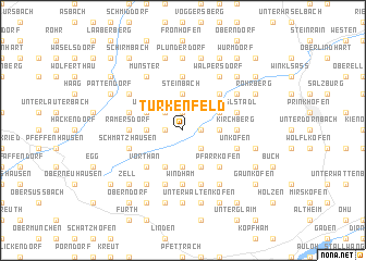 map of Türkenfeld