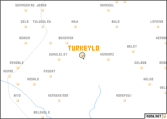 map of Turkʼeylo