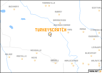 map of Turkey Scratch