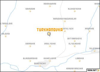 map of Turkhanovka