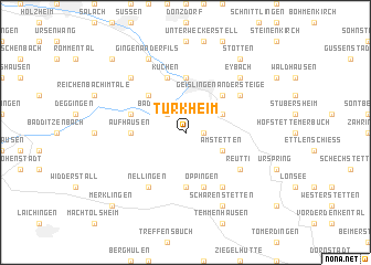 map of Türkheim