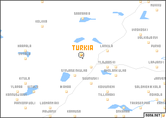 map of Turkia