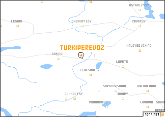 map of Turki-Perevoz