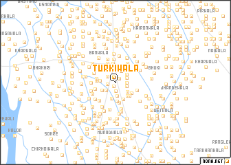 map of Turkīwāla