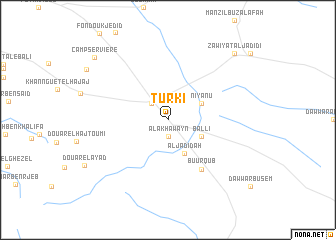 map of Turkī