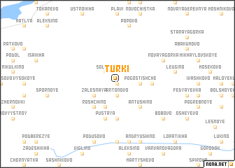 map of Turki