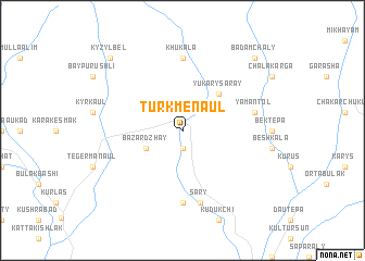 map of Turkmenaul