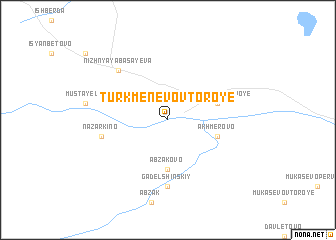 map of Turkmenevo Vtoroye