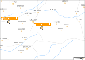 map of Türkmenli