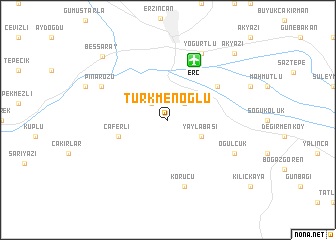 map of Türkmenoğlu