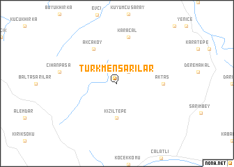 map of Türkmensarılar