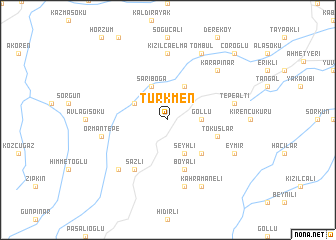 map of Türkmen