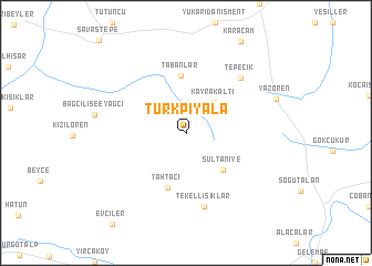 map of Türkpiyala