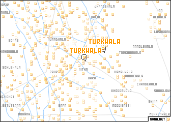 map of Turkwāla